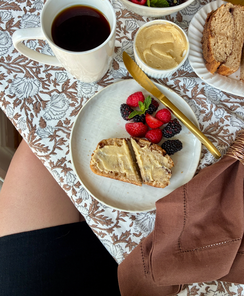 Cinnamon Bread with Whisky Butter